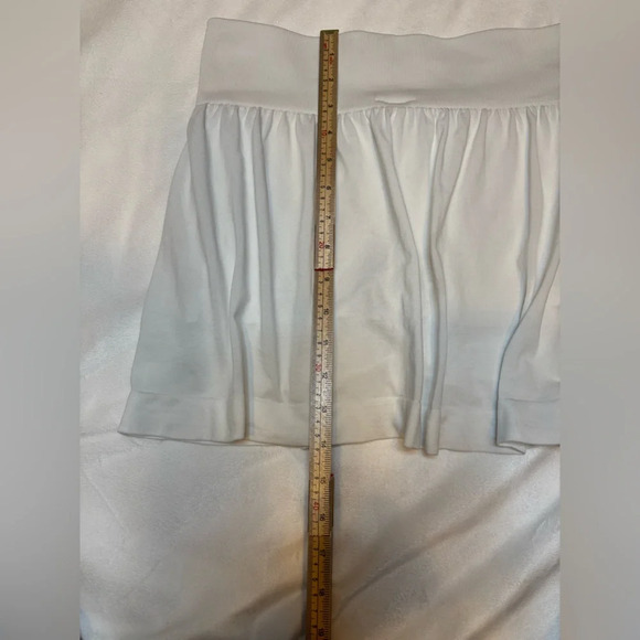 Adidas White Athletic Skirt with Logo - Picture 5 of 5